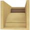Ekena Millwork 10"W x 20"D x 10"H Wide Mayflower Rough Cedar Woodgrain TimberThane Corbel, Primed Tan CORUR10X20X10MAYRCPR - alternate 4